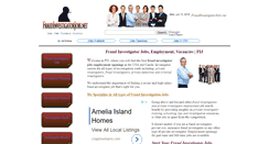 Desktop Screenshot of fraudinvestigatorjobs.net